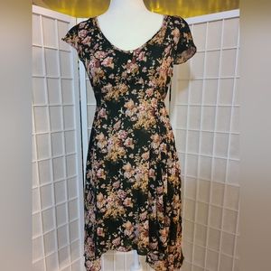 Denim & Supply floral Hi Low dress